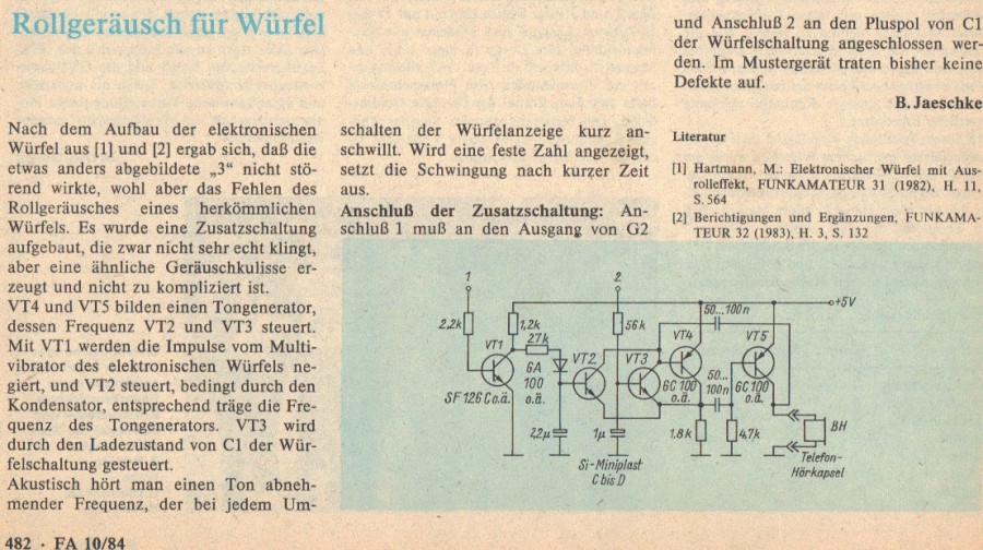 Würfelrollen